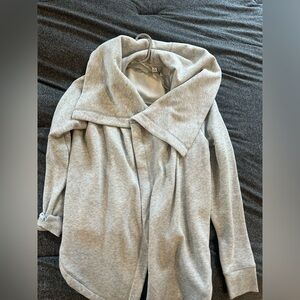 Zella - gray wrap sweater worn twice